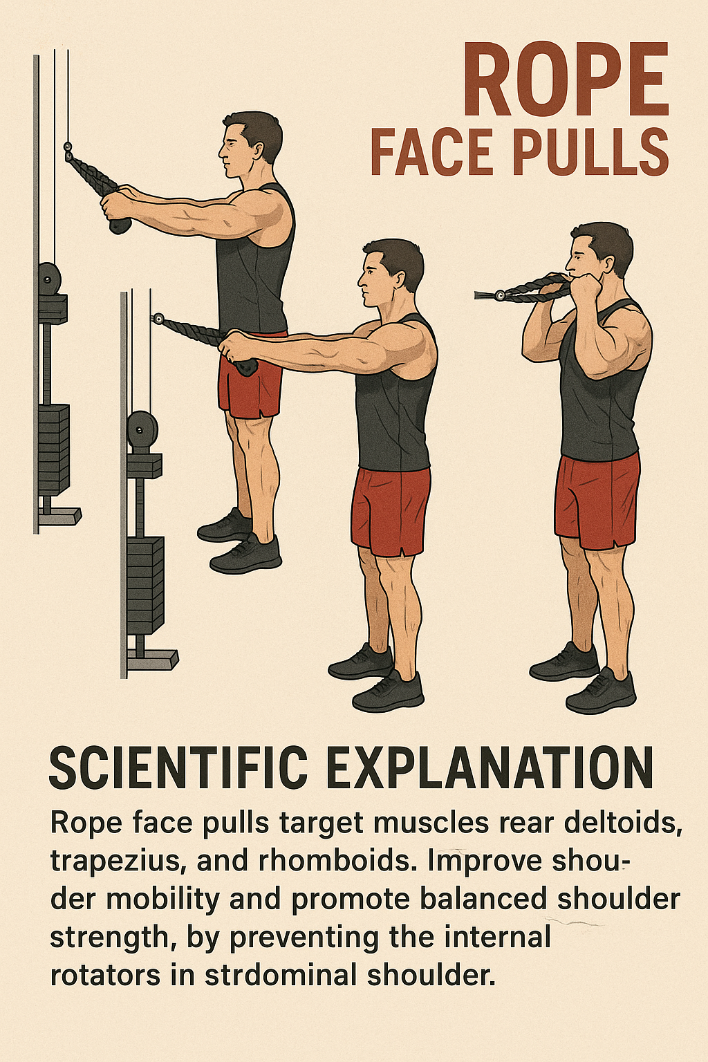 Rope Face Pulls